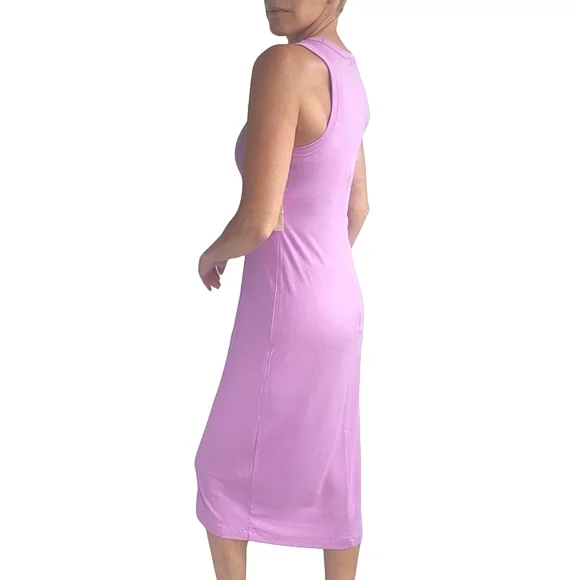 ❤️SPECIAL❤️NWT. ON 34TH Rib-Knit Midi Tank Dress In Purple Opal - Picture 3 of 6